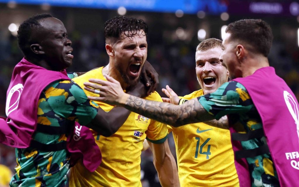 Thumbnail for Leckie strike sinks Danes as Socceroos reach round of 16