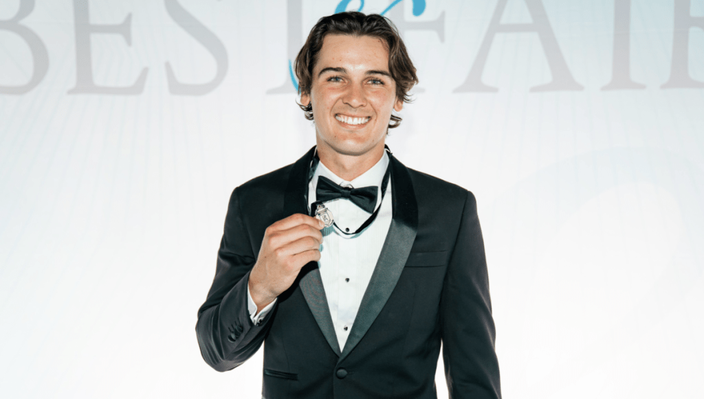 Thumbnail for Future Rozee as Power young gun claims top award