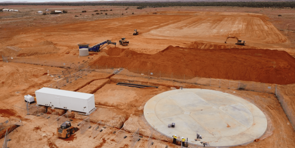 The small-scale reverse osmosis desalination facility at Oodnadatta. Photo: SA Water