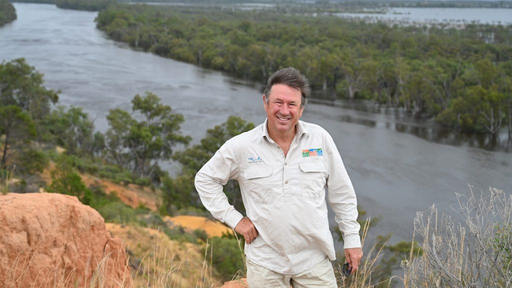 Tony Sharley at Murtho. Photo: Belinda Willis