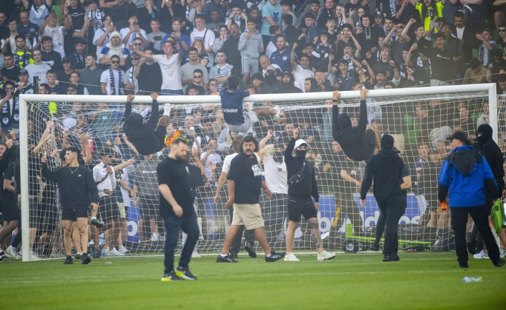 Thumbnail for A-League club hit with big fine over crowd violence