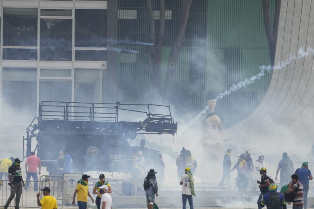 Thumbnail for Ex-president’s supporters storm Brazil’s seats of power