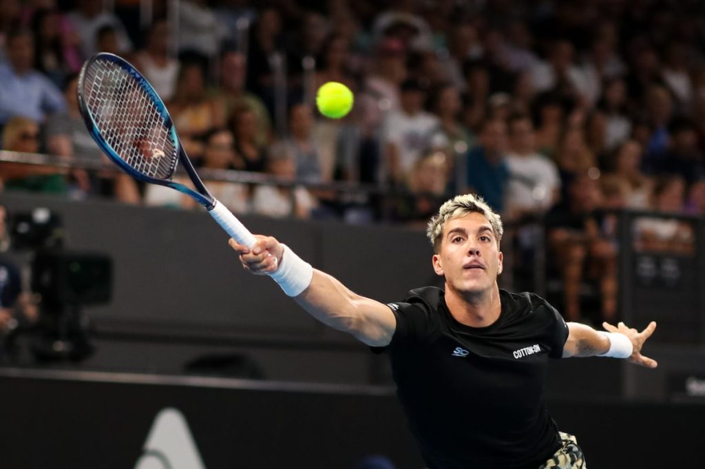 Thumbnail for Title defence alive as Kokkinakis storms into semis