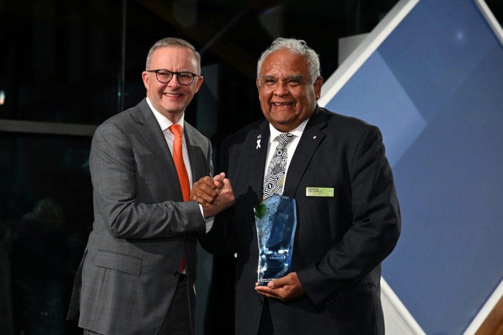Thumbnail for PM poses question on Indigenous voice