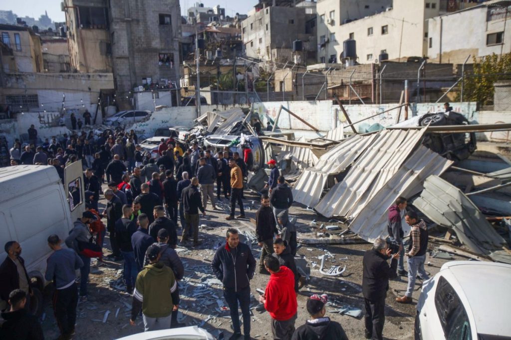 Thumbnail for Palestine says nine killed by Israeli attack