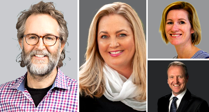 Jeremy Phillips (left), Shirley Fraser (centre), Shelley Willsmore (top right) and David Attenborough (bottom right) have all been appointed to new positions. 