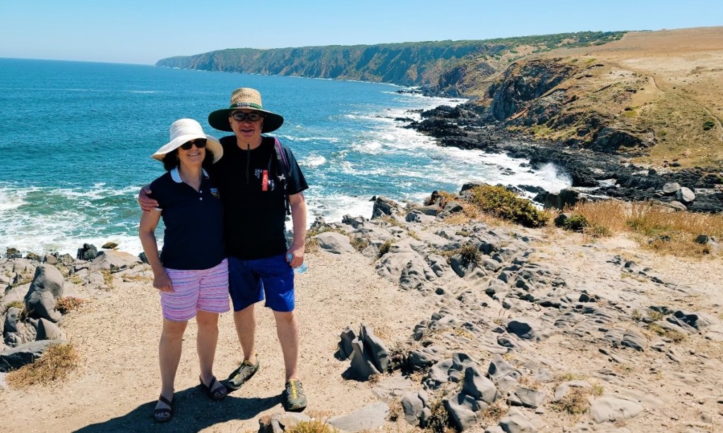 Susan Stone and  husband Valéry Dugain.