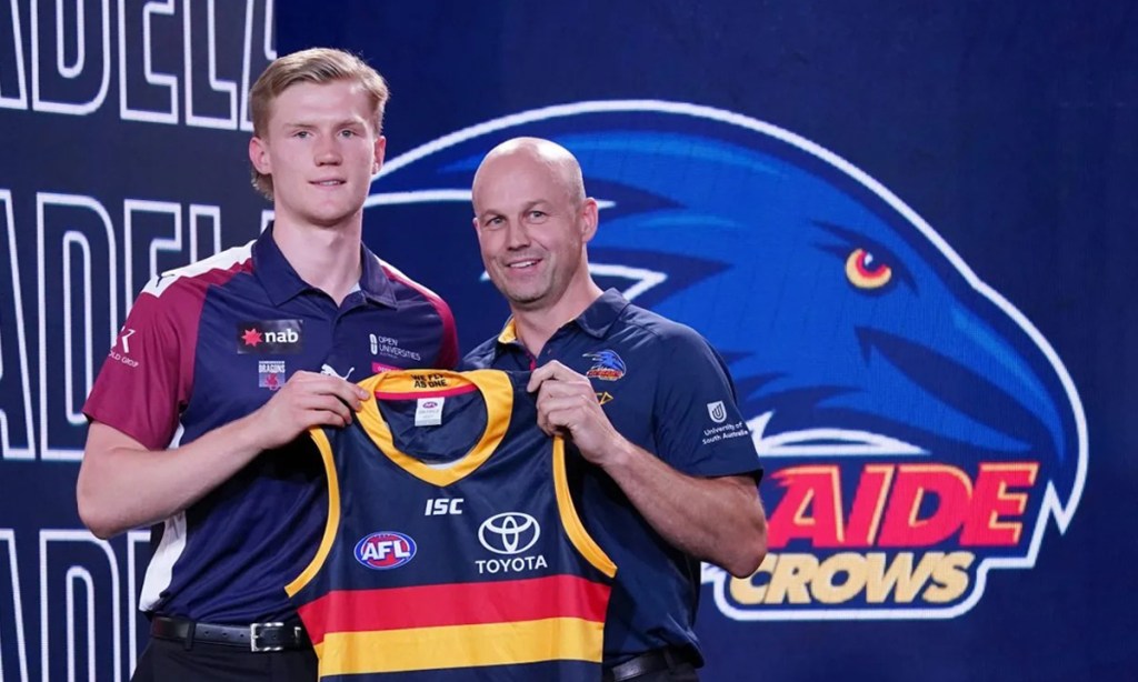 Thumbnail for Top pick Crow steps away from AFL