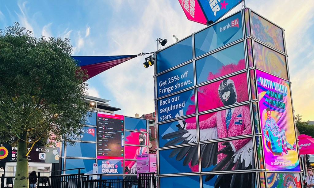 Photo Credit: Fringe Corner. Photo: Uyen Pham, Adelaide Fringe 2022.