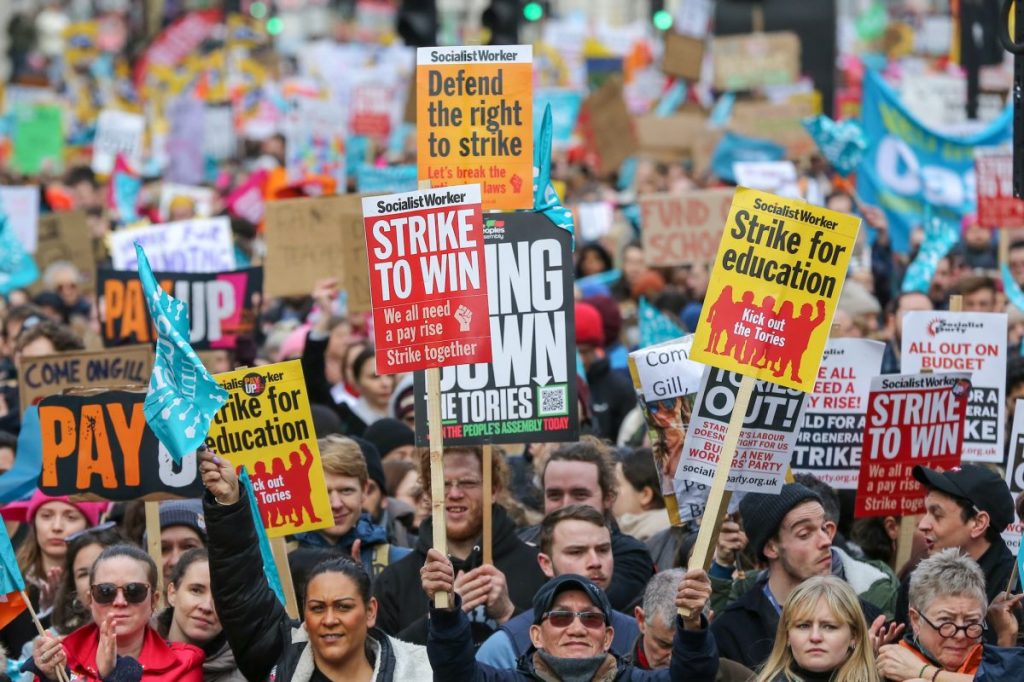 Thumbnail for British strike biggest in a decade