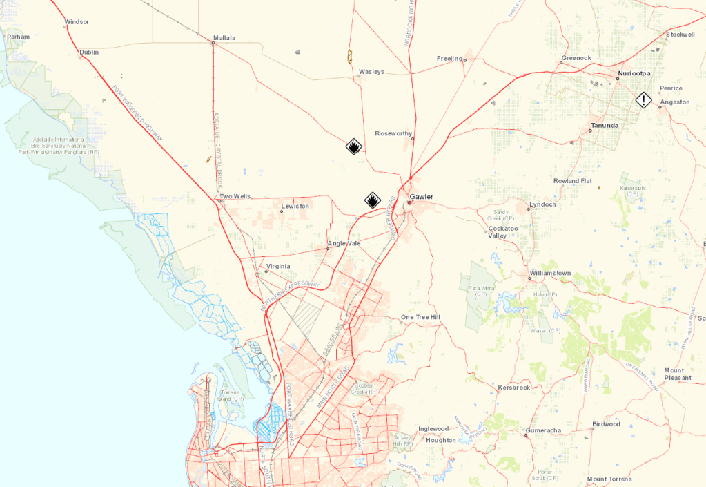 Thumbnail for Fire alert near Gawler