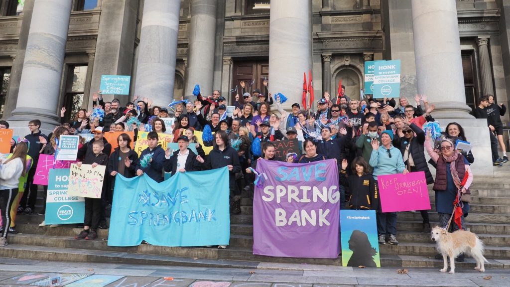 Thumbnail for Saved school struggles with numbers as neighbours spill over