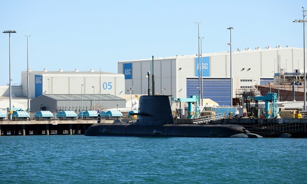 Nuclear-powered submarines will be built at Osborne in SA, the site where Collins Class submarines are maintained. Photo: InDaily 