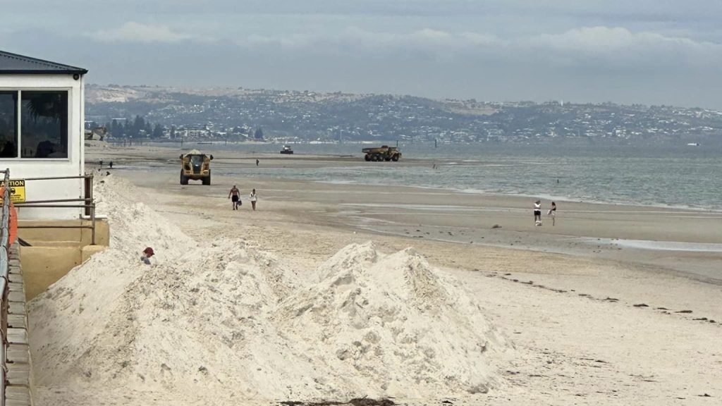 Thumbnail for Rally planned as tide turns on new Henley Beach sand