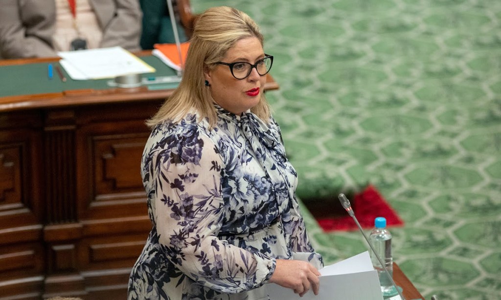 Women and the Prevention of Domestic and Family Violence Minister Katrine Hildyard. Photo: Tony Lewis/InDaily 