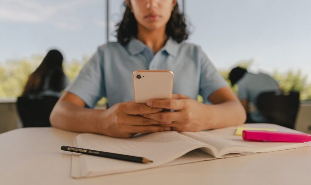Thumbnail for Early mark for high school phone ban