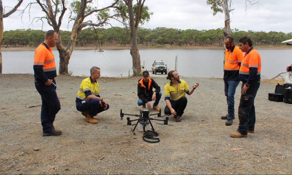 Thumbnail for Drone used for Adelaide reservoir sampling
