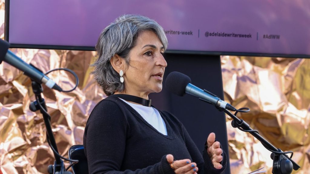 Susan Abulhawa at Writers' Week. Photo: Tony Lewis