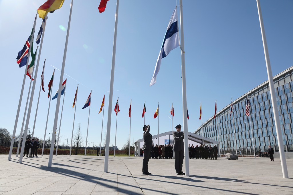 Thumbnail for Russia warns Finland after it joins NATO