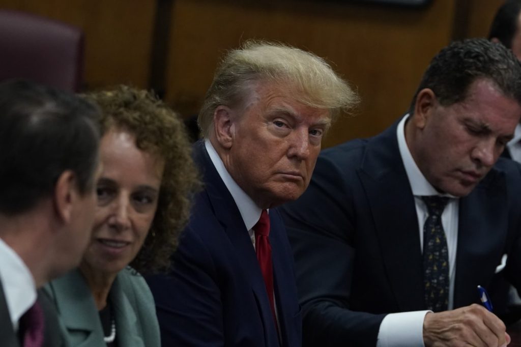 Thumbnail for Trump claims election interference after not guilty plea