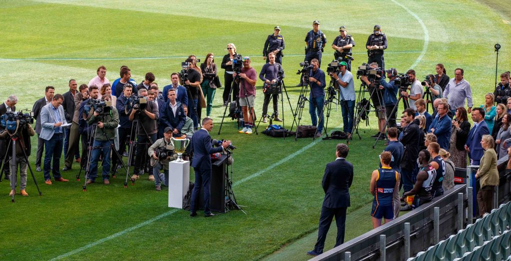 Thumbnail for Adelaide heaving as Crows prepare to kick off Gather Round