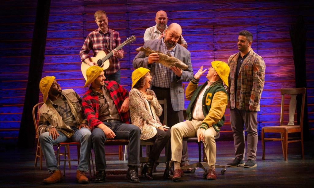 The cast of Come From Away, playing at Her Majesty's Theatre until April 29. Photo: Jeff Busby / Supplied