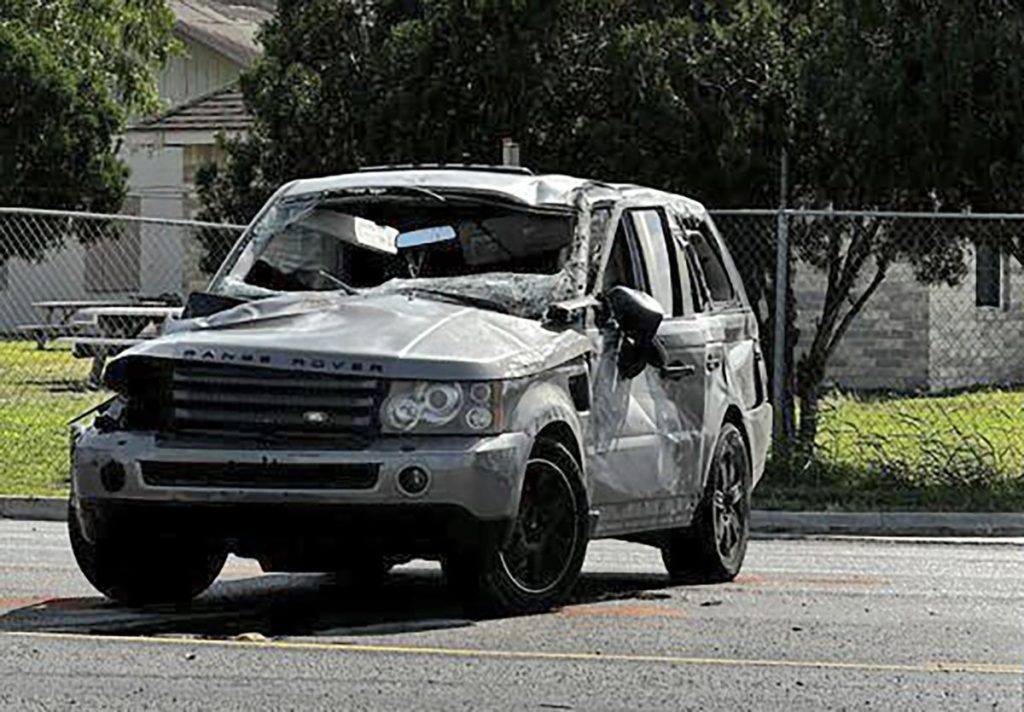 Thumbnail for Seven die after car hits bus stop