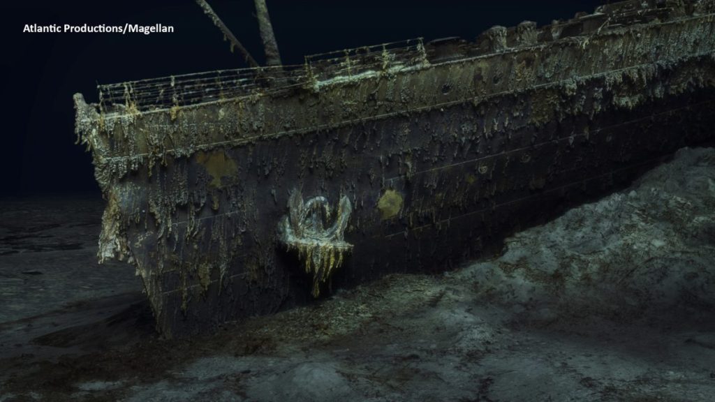 Thumbnail for Titanic 3D scan throws new light on shipwreck