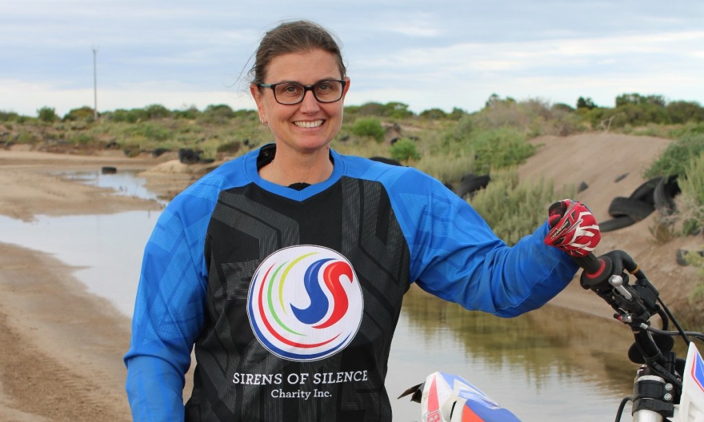 Anita Boston prepares to take on the Finke Desert Race in June.