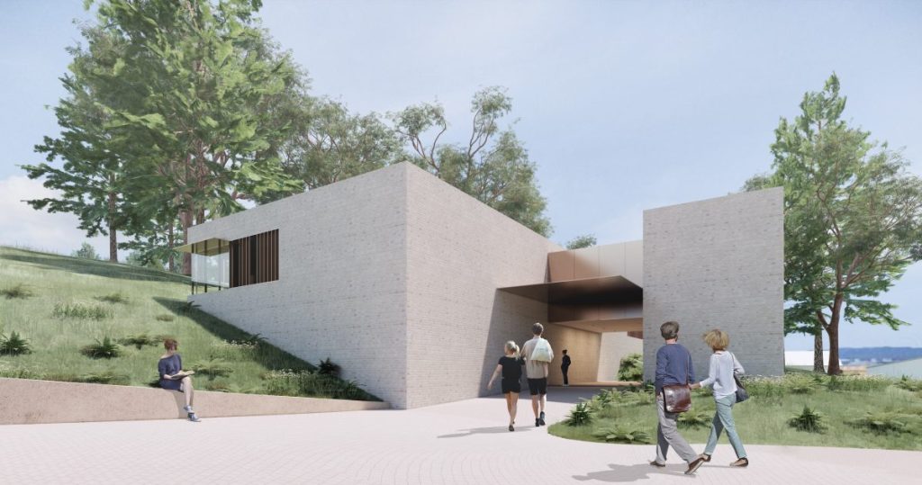 The initial gallery plans, which were approved in May 2023. Image: Hans Heysen Foundation/Snøhetta