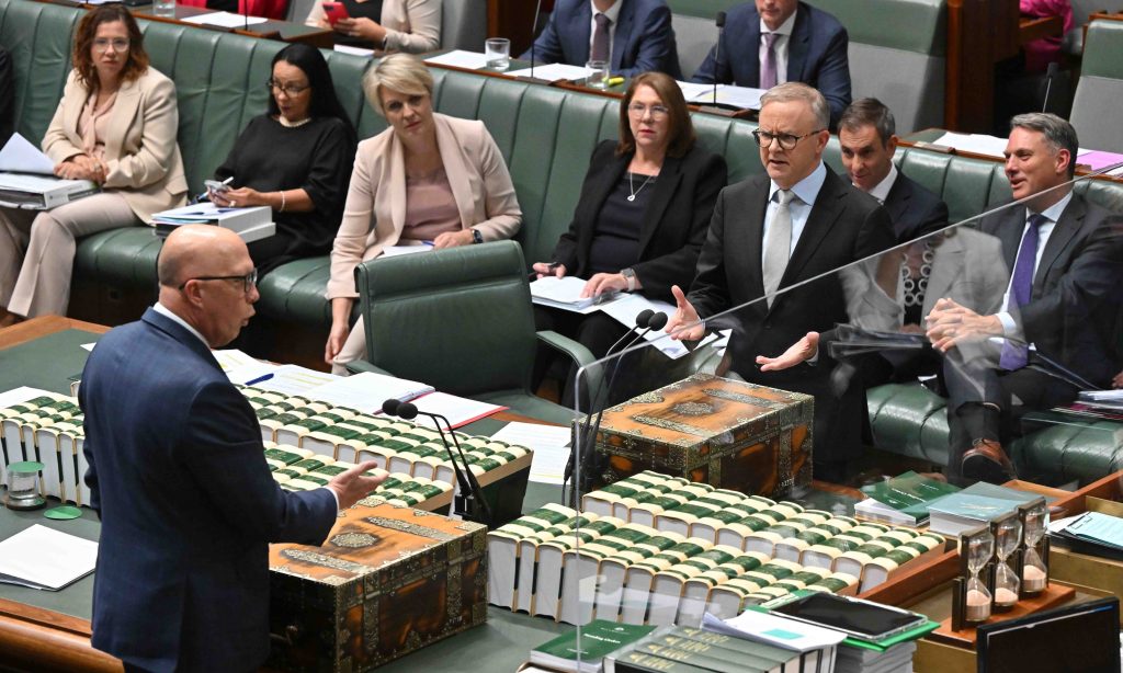 Political leaders can learn something from high school debaters. Photo: AAP/Mick Tsikas