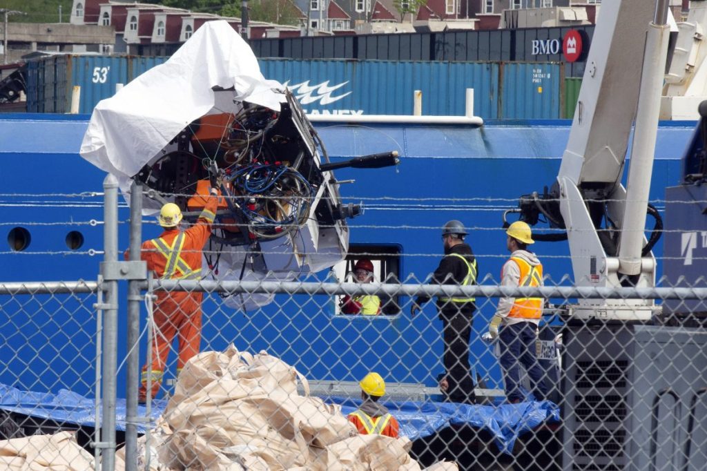 Thumbnail for Human remains found inside doomed submersible wreckage