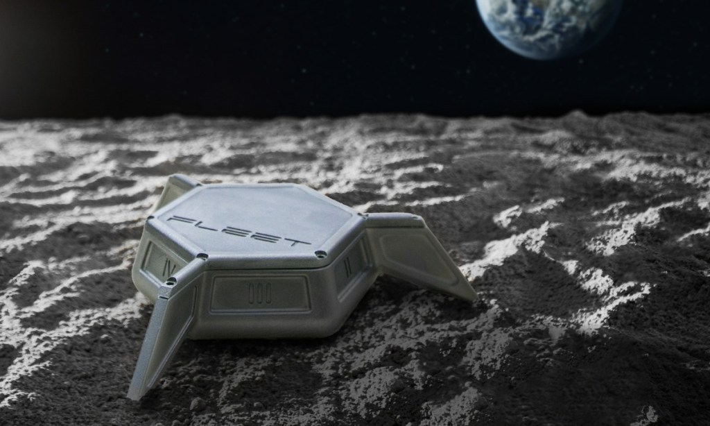 Fleet Space will use its mineral exploration technology to develop the SPIDER project to locate resources on the Moon. Artist impression: supplied