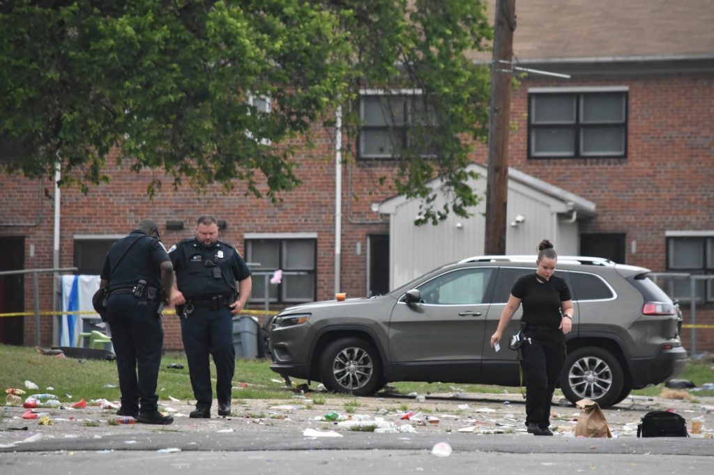 Thumbnail for Two dead, children injured in mass shooting