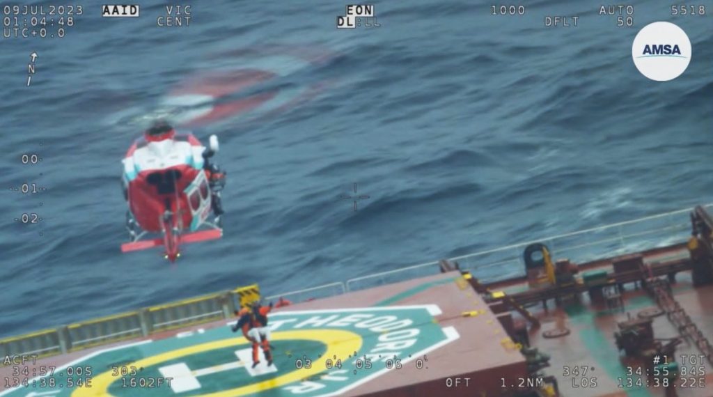 Thumbnail for Sailor flown to Adelaide after dramatic rescue