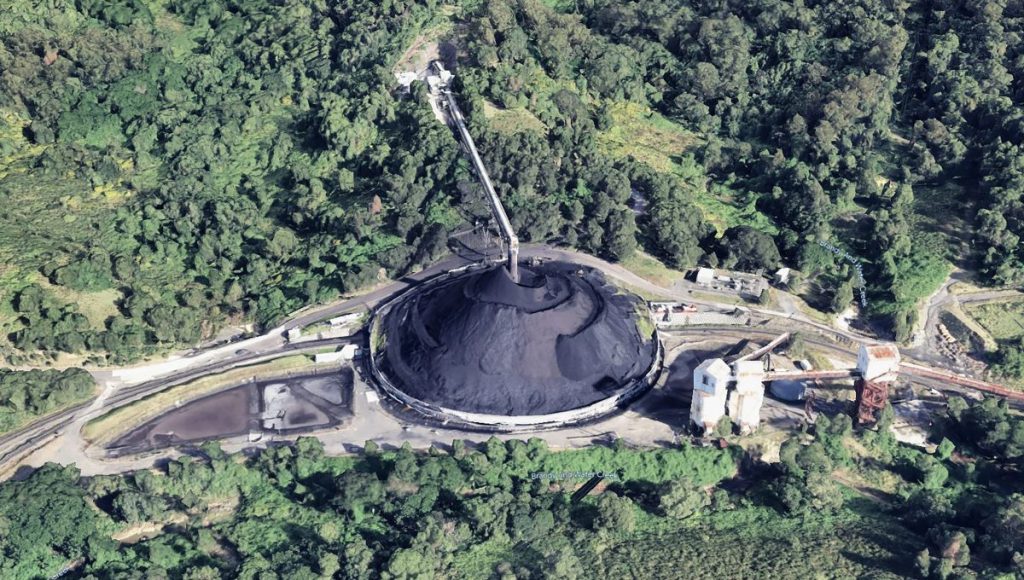 The Dendrobium coal mine in Kembla Heights, NSW, which has been fined. Photo: AAP