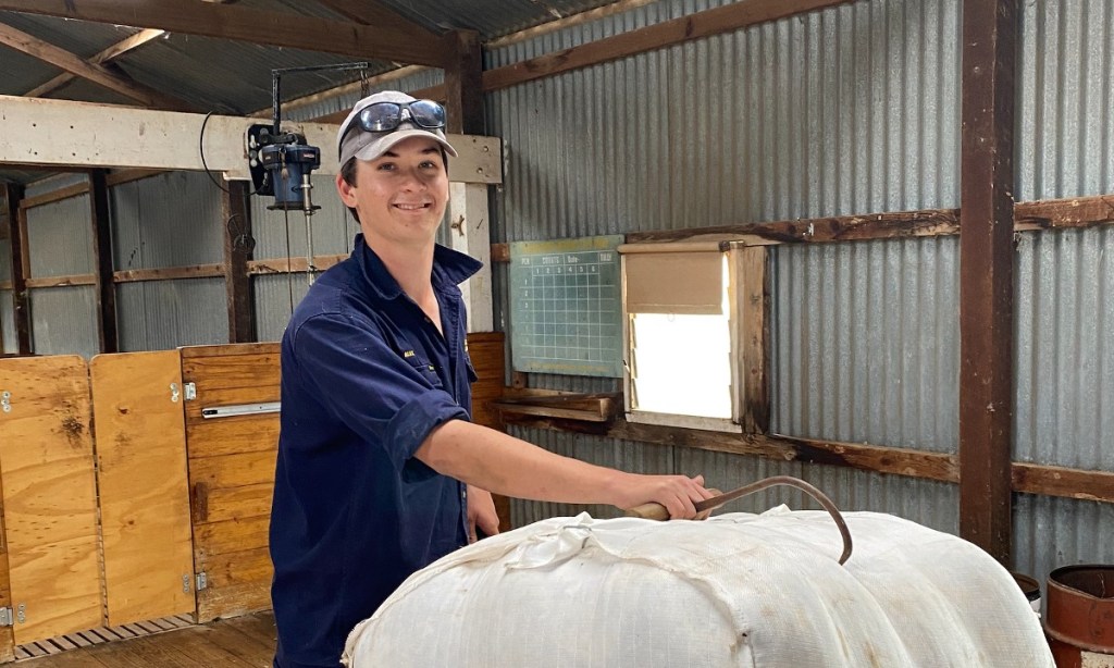 Queenslander Alex Ho moved to Cummins as a first step in a career in agriculture. Photo: AAP Image/Porter Novelli