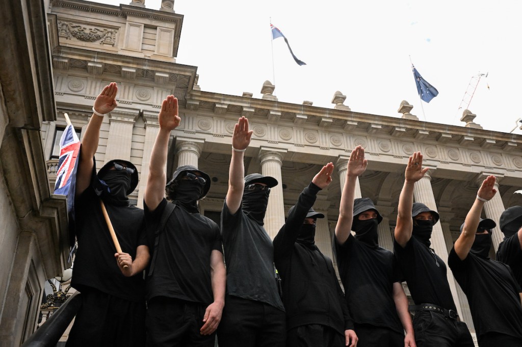 Thumbnail for Tasmania outlaws Nazi salute