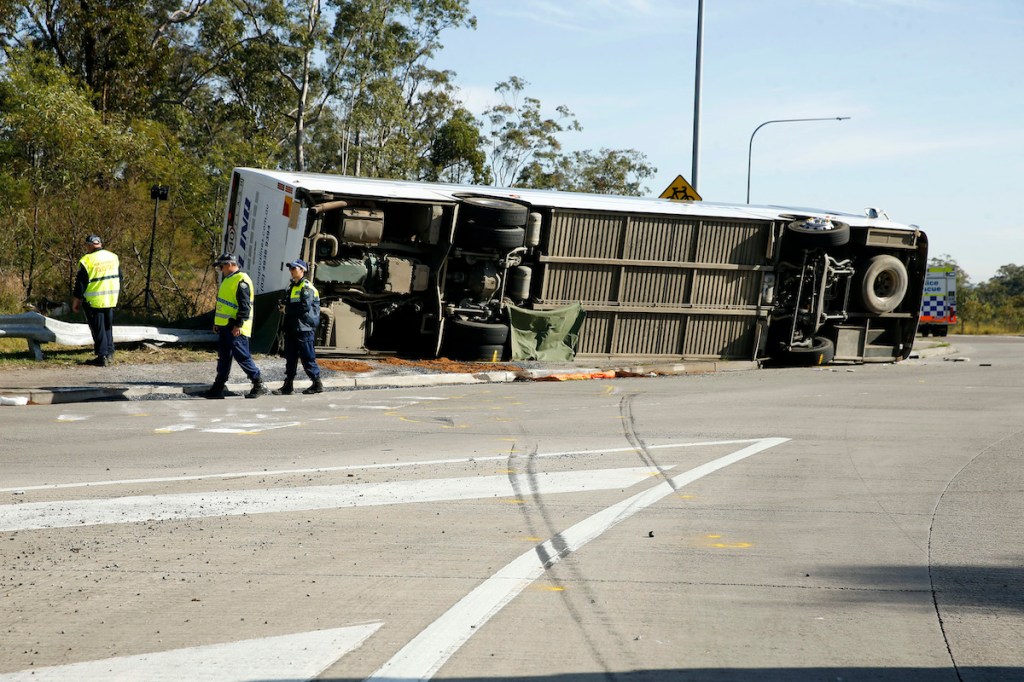 Thumbnail for Class action threat over horror bus crash