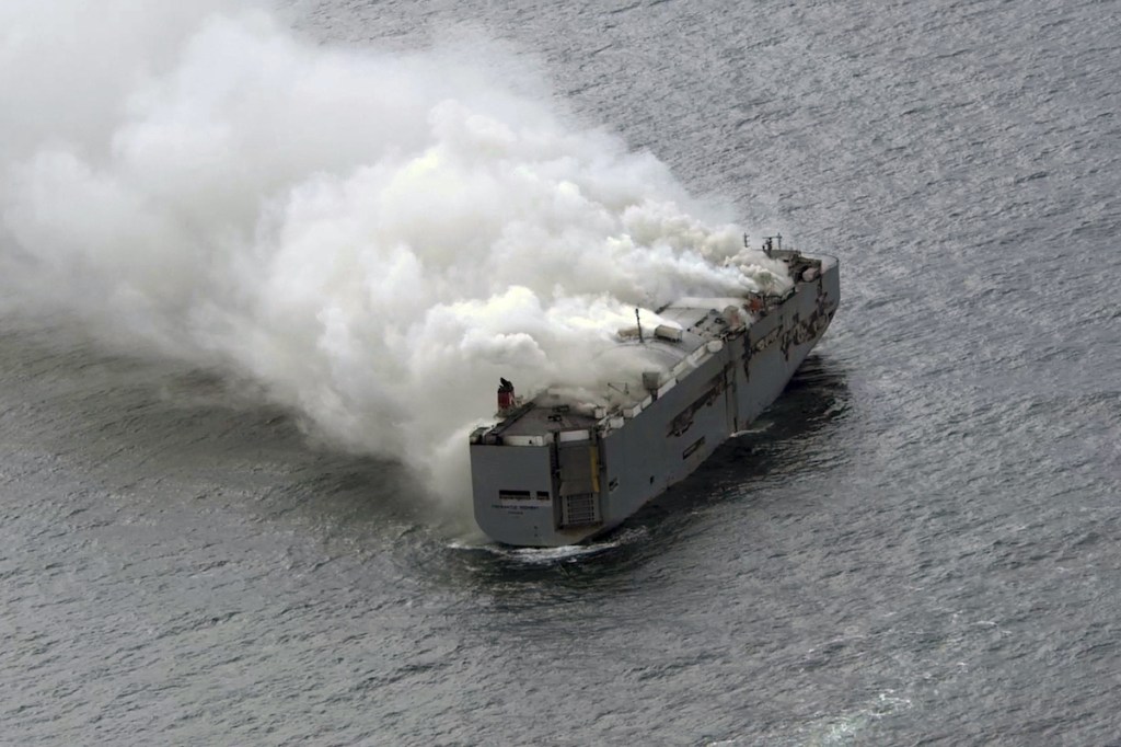 Thumbnail for Electric car battery concern in fatal ship fire