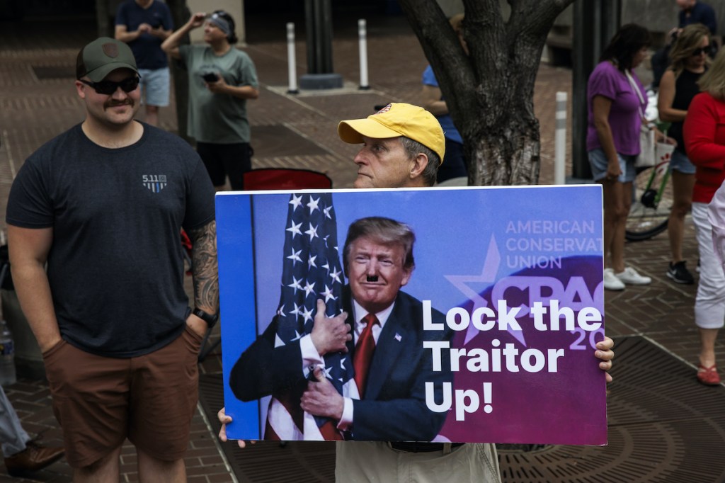Thumbnail for Trump pleads not guilty to trying to overturn election