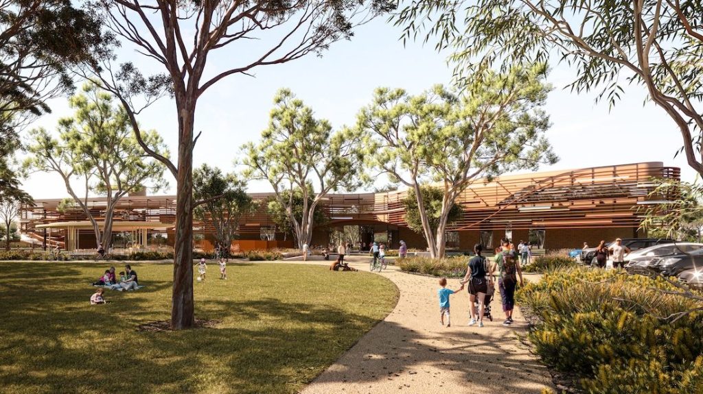 Design plans for the new Adelaide Aquatic Centre in North Adelaide. Photo: supplied