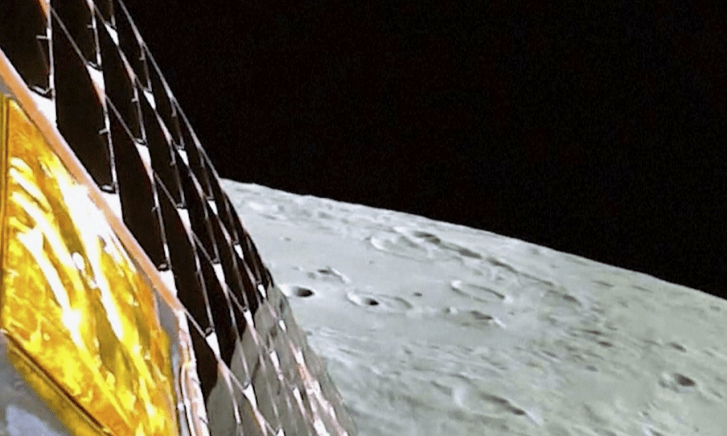 Thumbnail for India lands spacecraft on moon