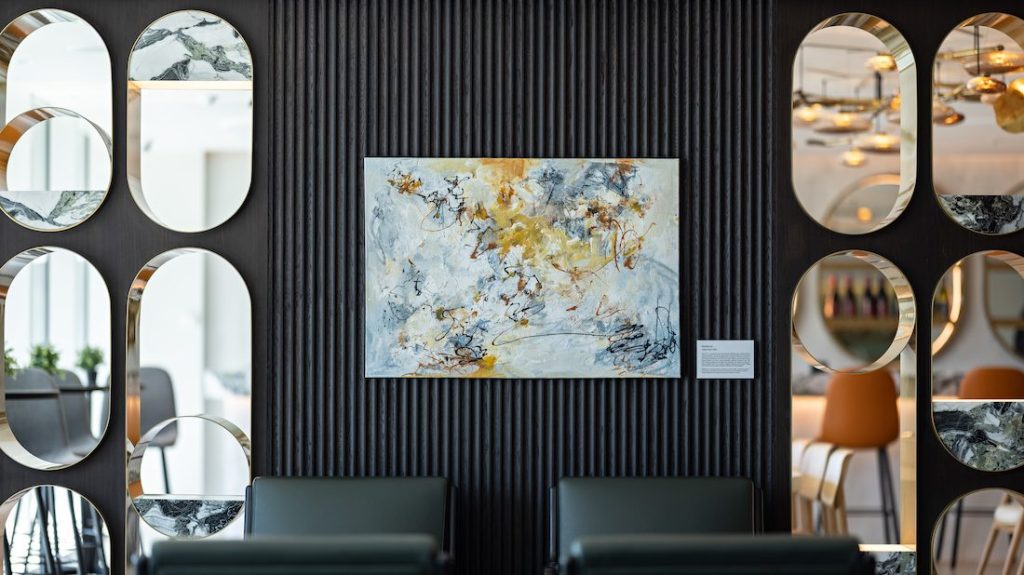 Adelaide Airport's new lounge for all international travellers. Photo: supplied