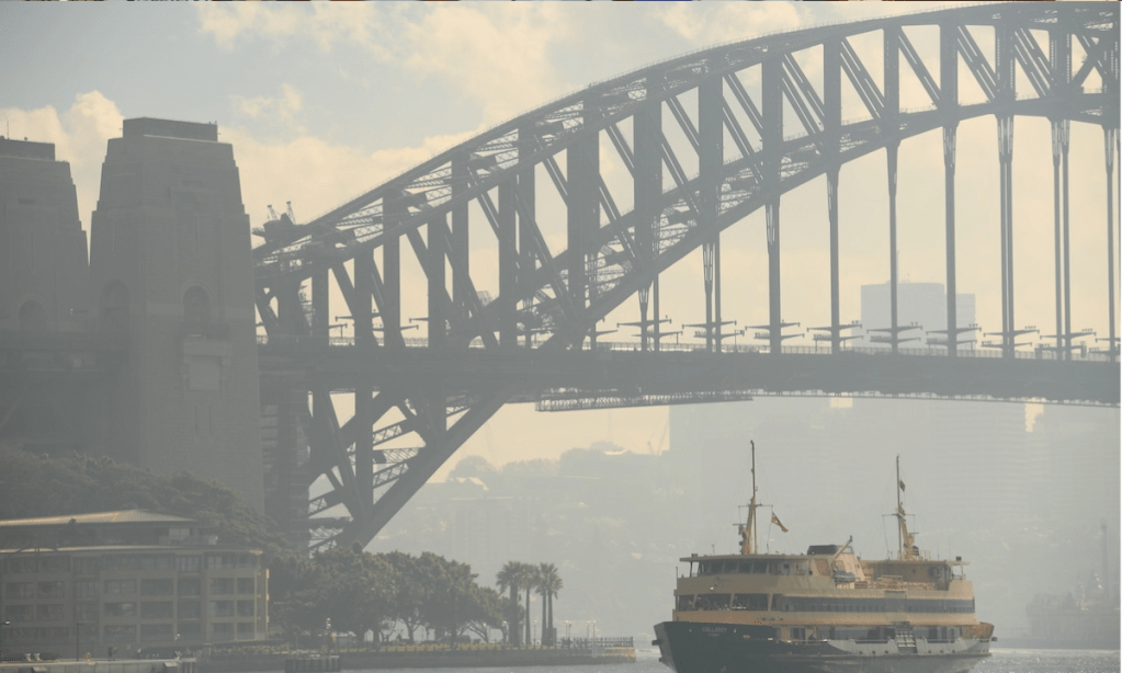 Thumbnail for Bushfire burnoffs blanket Sydney in smoke