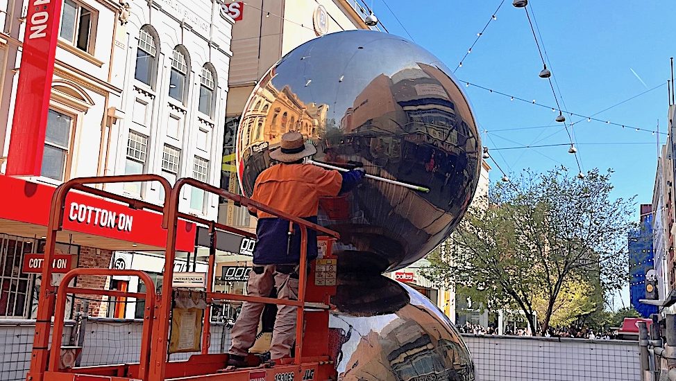 Thumbnail for Mall’s Balls in for ‘deep clean’