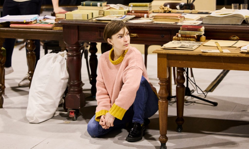 Tilda Cobham-Hervey, who plays Esme, during rehearsals for 'The Dictionary of Lost Words'. Photo: Claudio Raschella / supplied