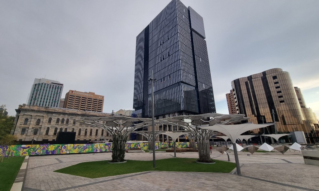 Wake Concepts was working on Festival Plaza when it was placed into liquidation. Photo: Thomas Kelsall/InDaily.