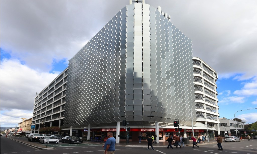 The Rundle Street UPark on the corner of Rundle and Pulteney Street, opposite Rundle Mall. Photo: Tony Lewis/InDaily