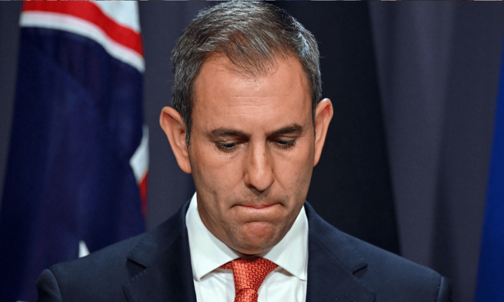 Treasurer Jim Chalmers on Wednesday. Photo: Mick Tsikas/AAP